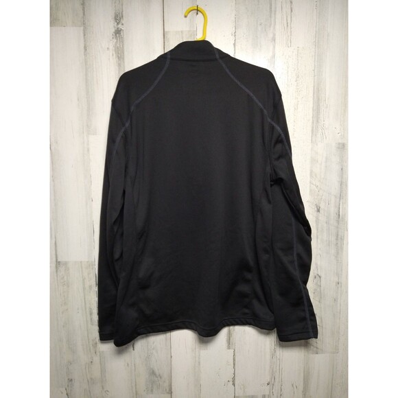 Spyder Mens Large Black 1/4 Zip Performance Pullover - Picture 6 of 8